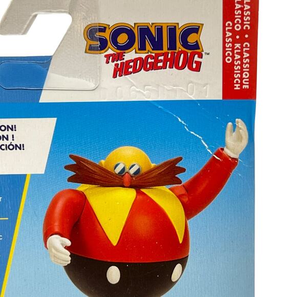 Jakks Pacific Sonic the Hedgehog 2.5" Classic Dr. Eggman Action Figure NIP - Picture 9 of 9